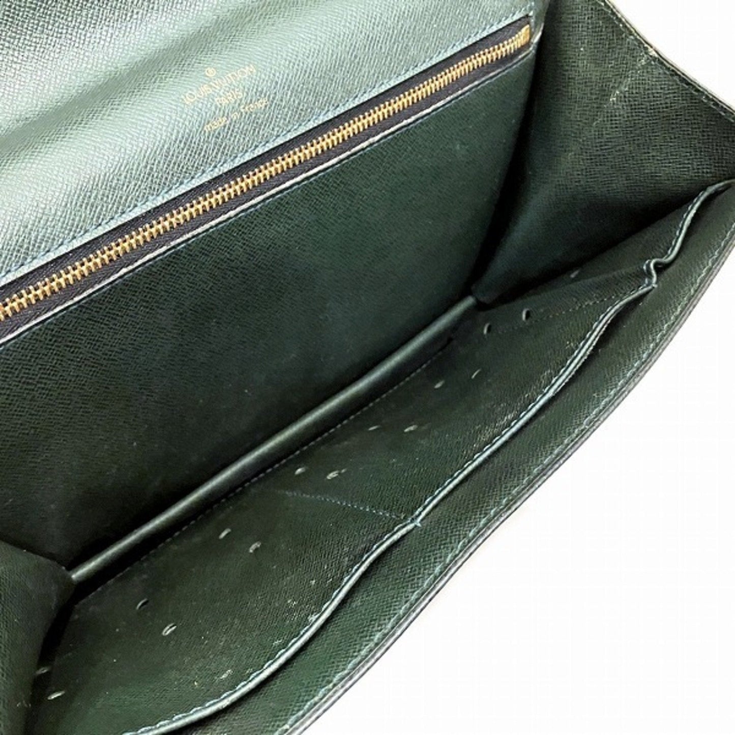 Louis Vuitton Galle  Leather Clutch Bag
