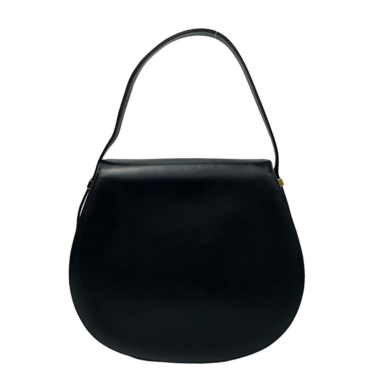 GUCCI Shoulder Bag Calfskin black Old Gucci