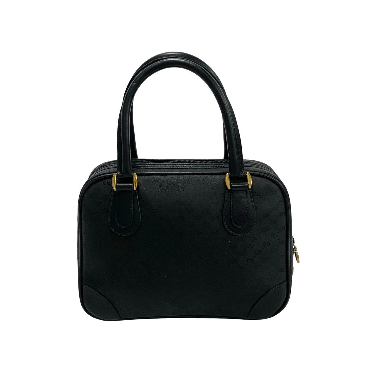 GUCCI Handbag leather black