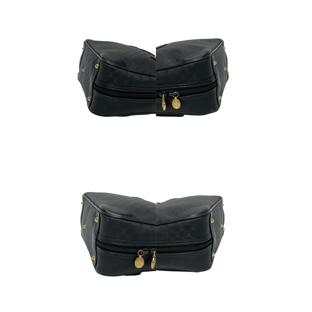 GUCCI Handbag leather black