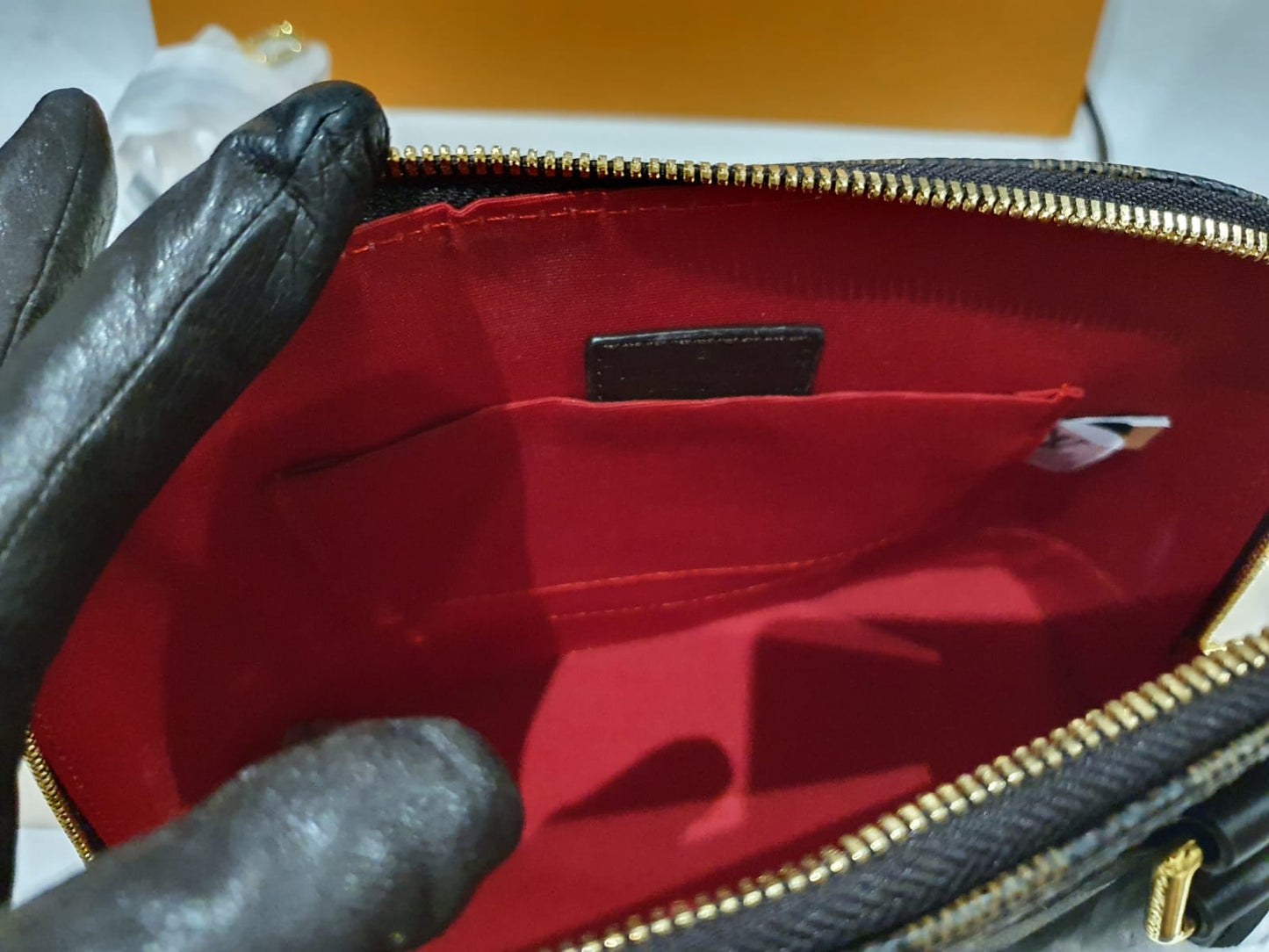 Louis Vuitton Alma BB Damier Ebène Handbag
