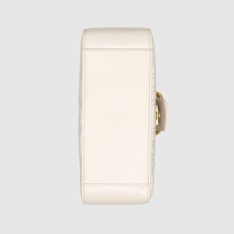 Gucci GG Marmont Mini Top Handle Bag in White