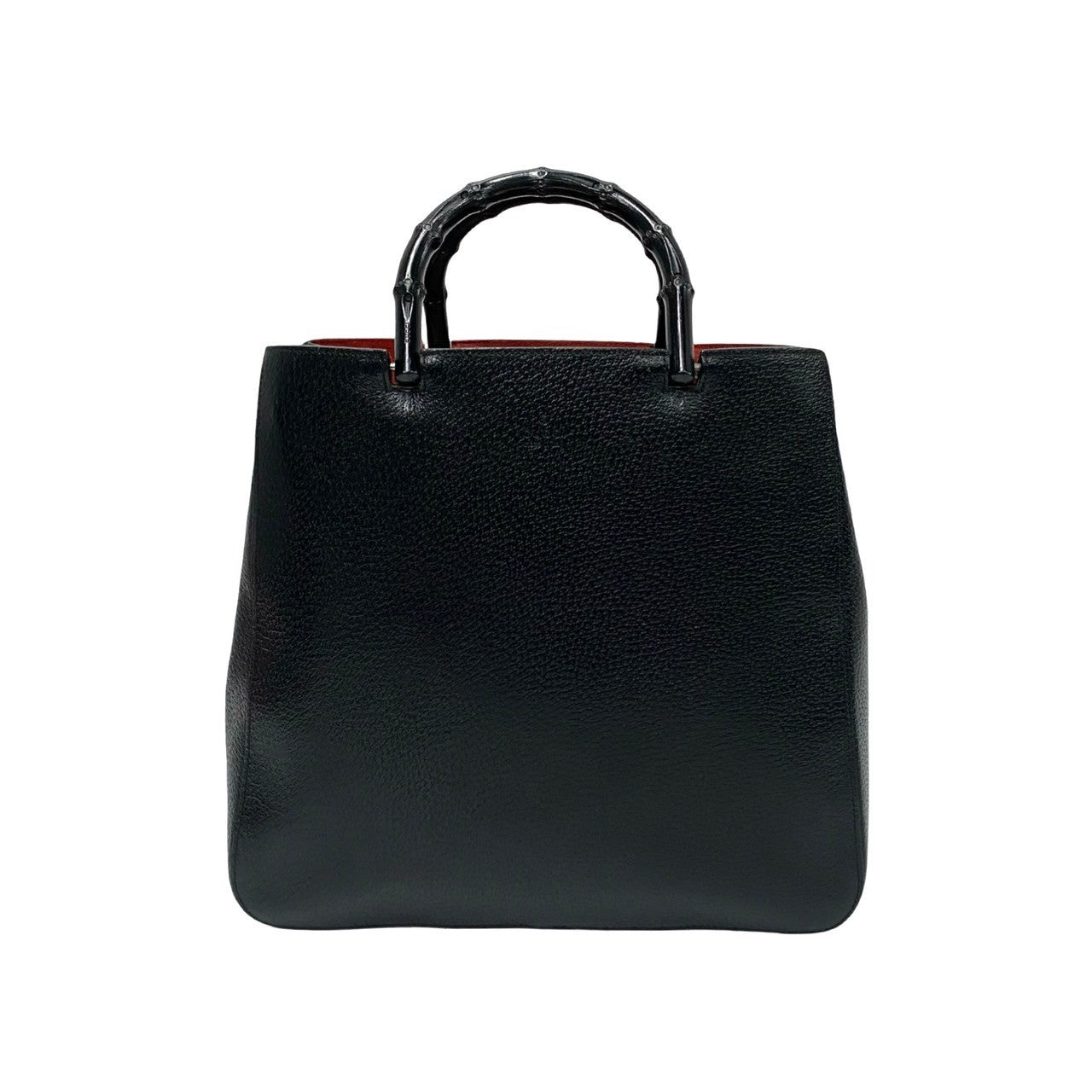 GUCCI Handbag leather black Bamboo