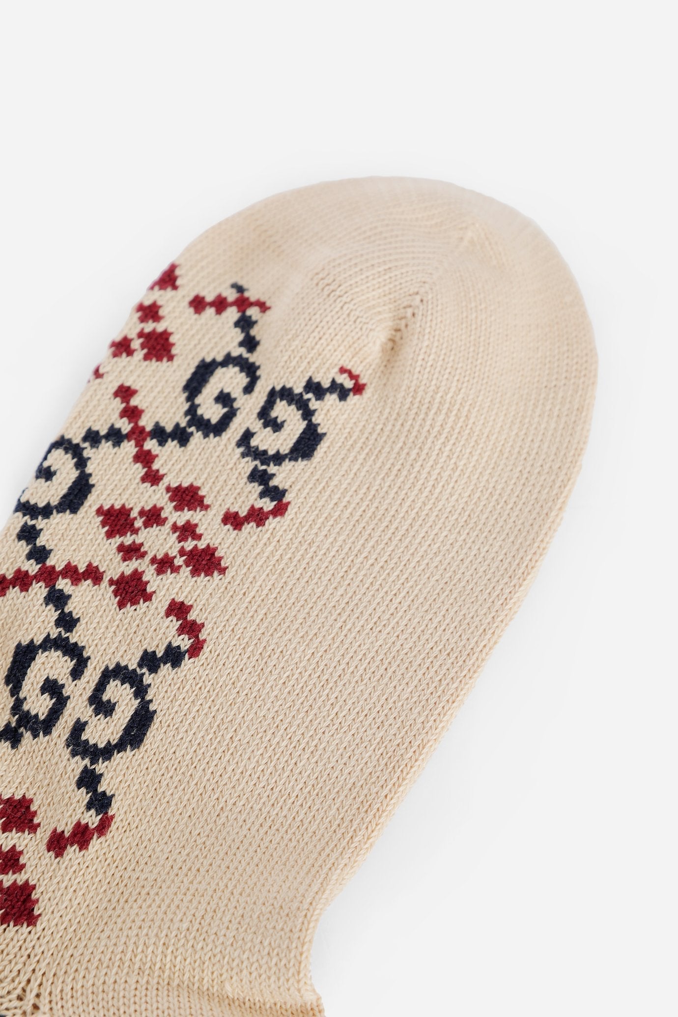 Gucci GG Diamond Socks in Beige