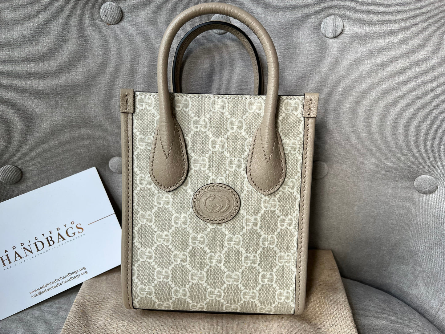 Gucci Mini Tote Bag with Interlocking GG (RRP £1070)