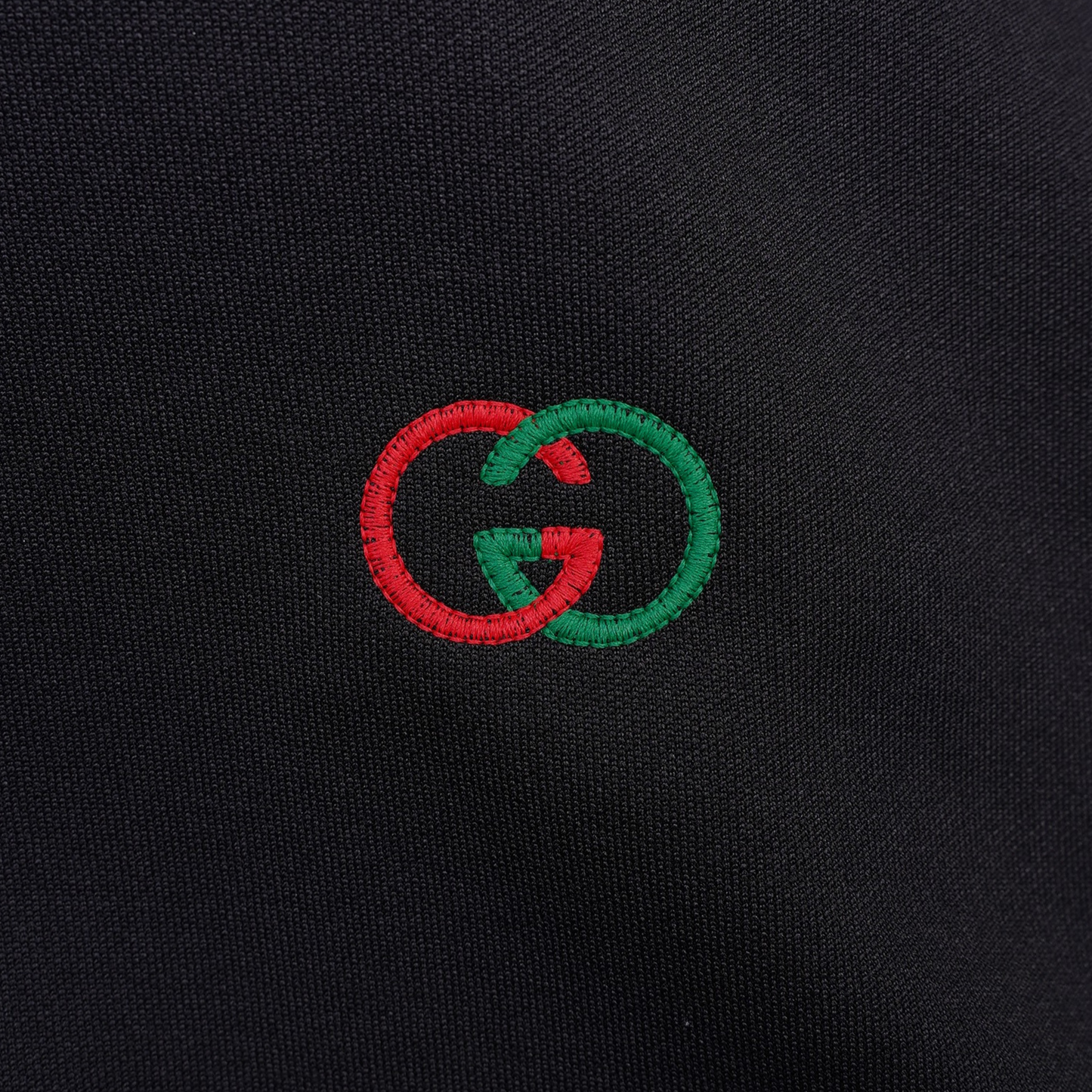 Gucci Mens Elbow Patch Oversized Technical Jersey Black S