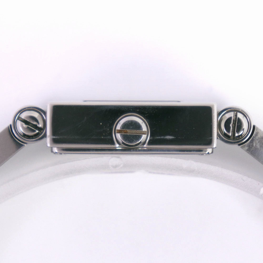 GUCCI Watches Quartz 600L Stainless Steel Silver black dial Women Used