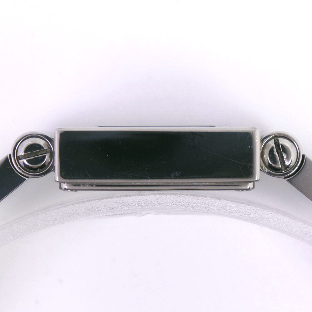 GUCCI Watches Quartz 600L Stainless Steel Silver black dial Women Used