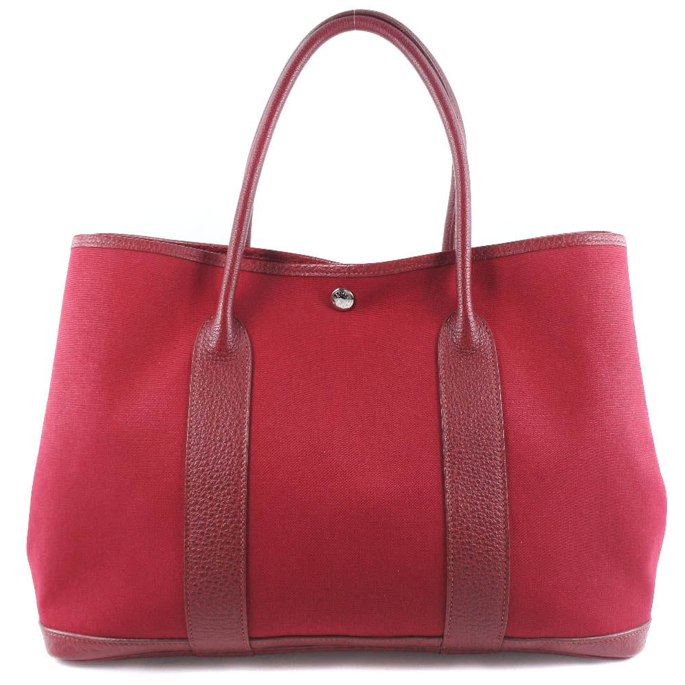 HERMES Handbag Towar Officier Red Garden party PM Women Used