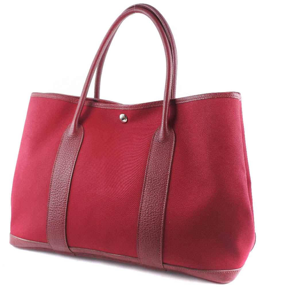 HERMES Handbag Towar Officier Red Garden party PM Women Used