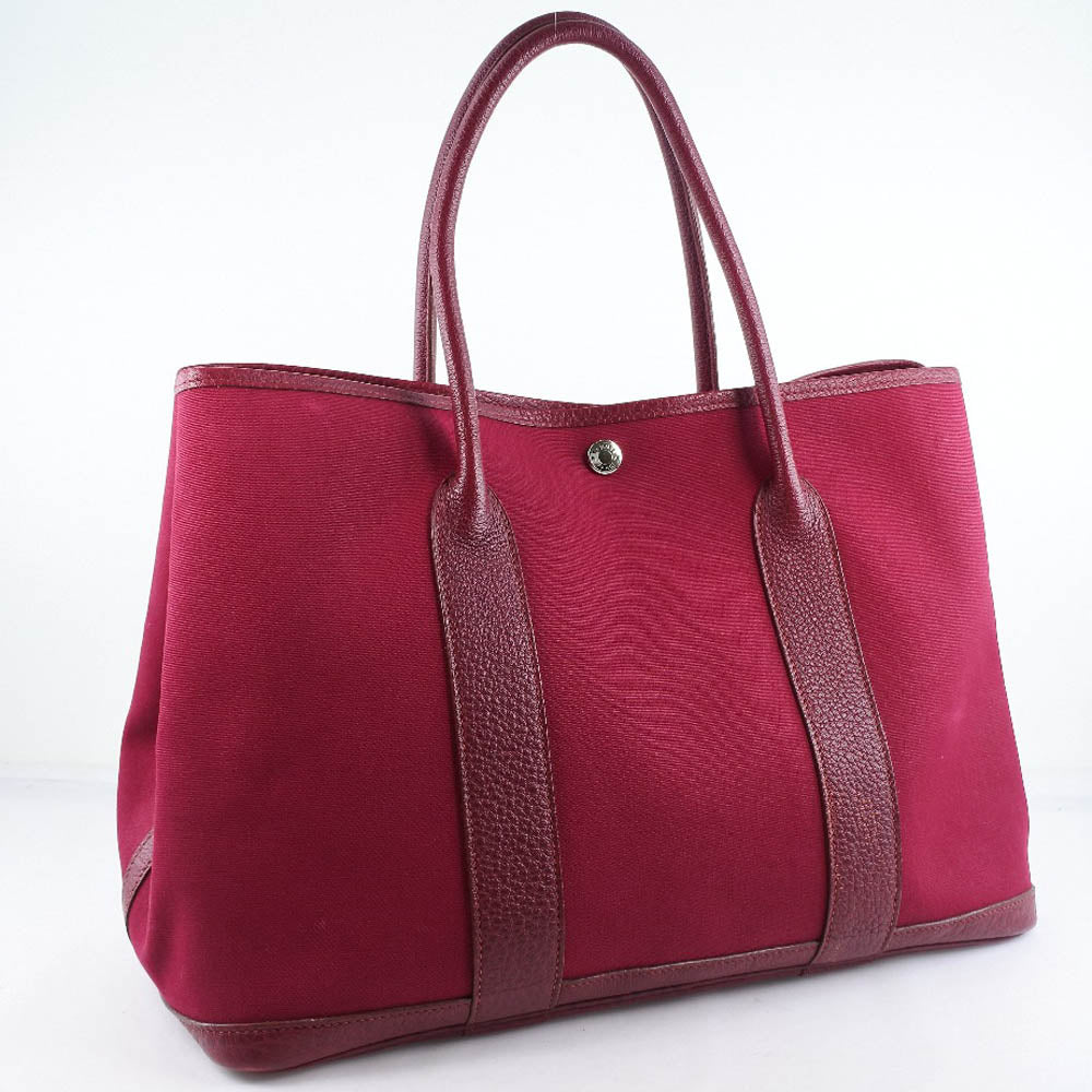 HERMES Handbag Towar Officier Red Garden party PM Women Used