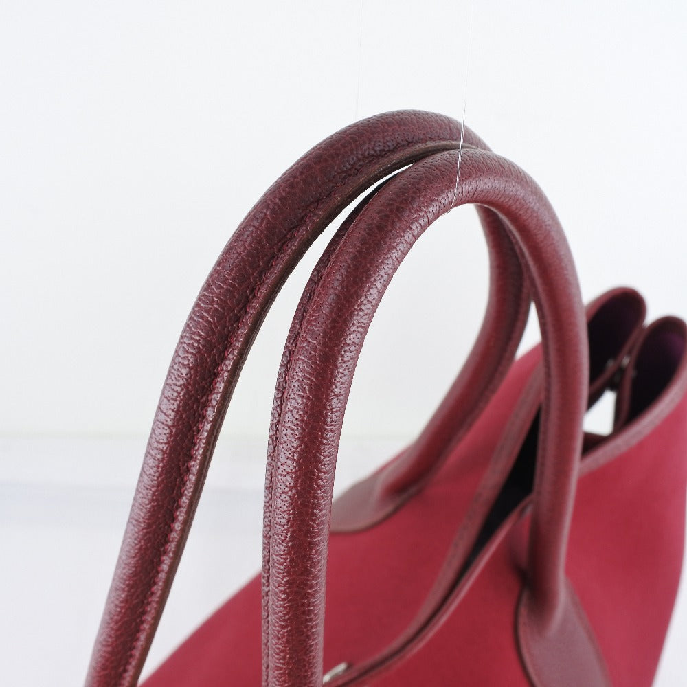 HERMES Handbag Towar Officier Red Garden party PM Women Used