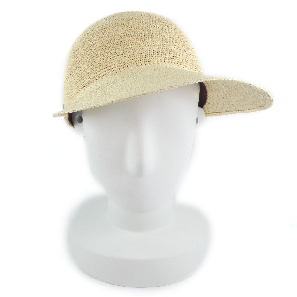 HERMES Other hats 191028N 1858 straw beige Straw hat Women 58 Used