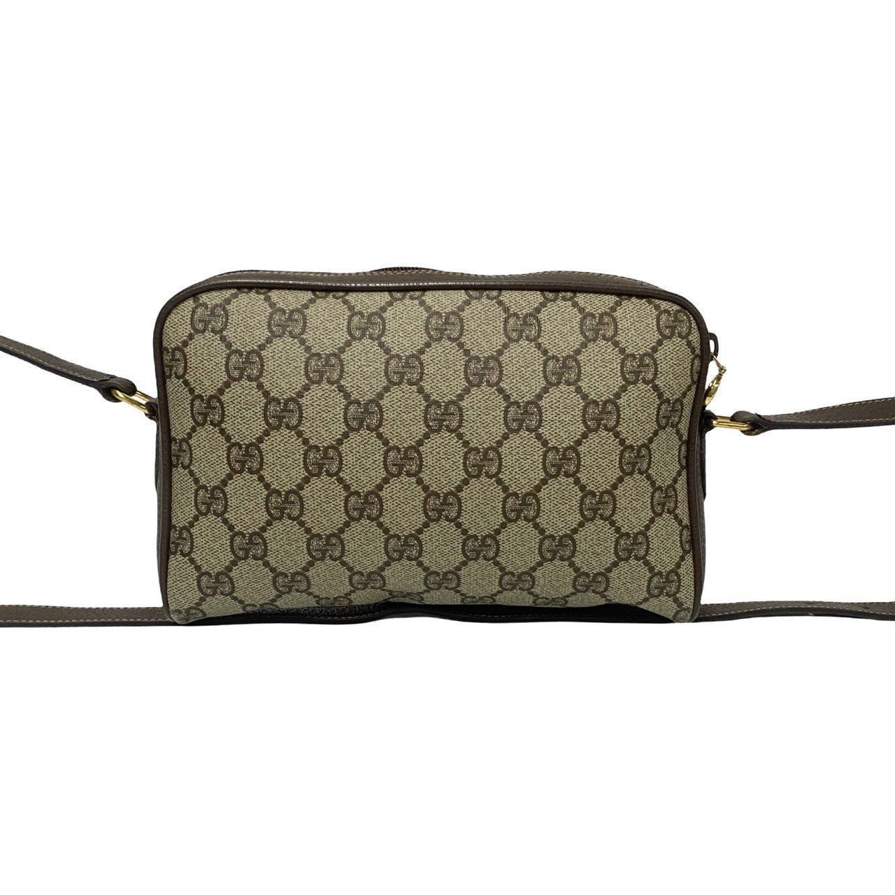 GUCCI Shoulder Bag leather Brown Sherry line