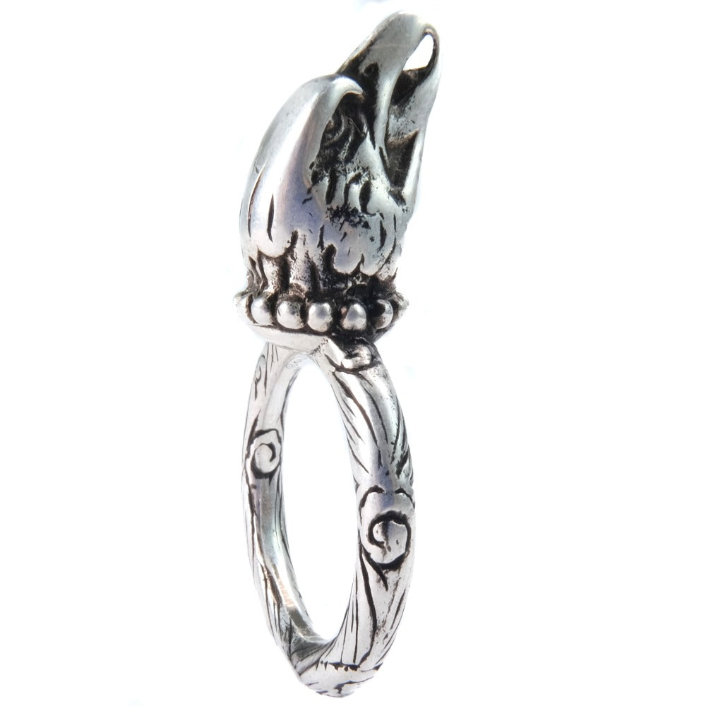 GUCCI Ring Silver Silver ANGER FOREST unisex(Unisex) 14 Used