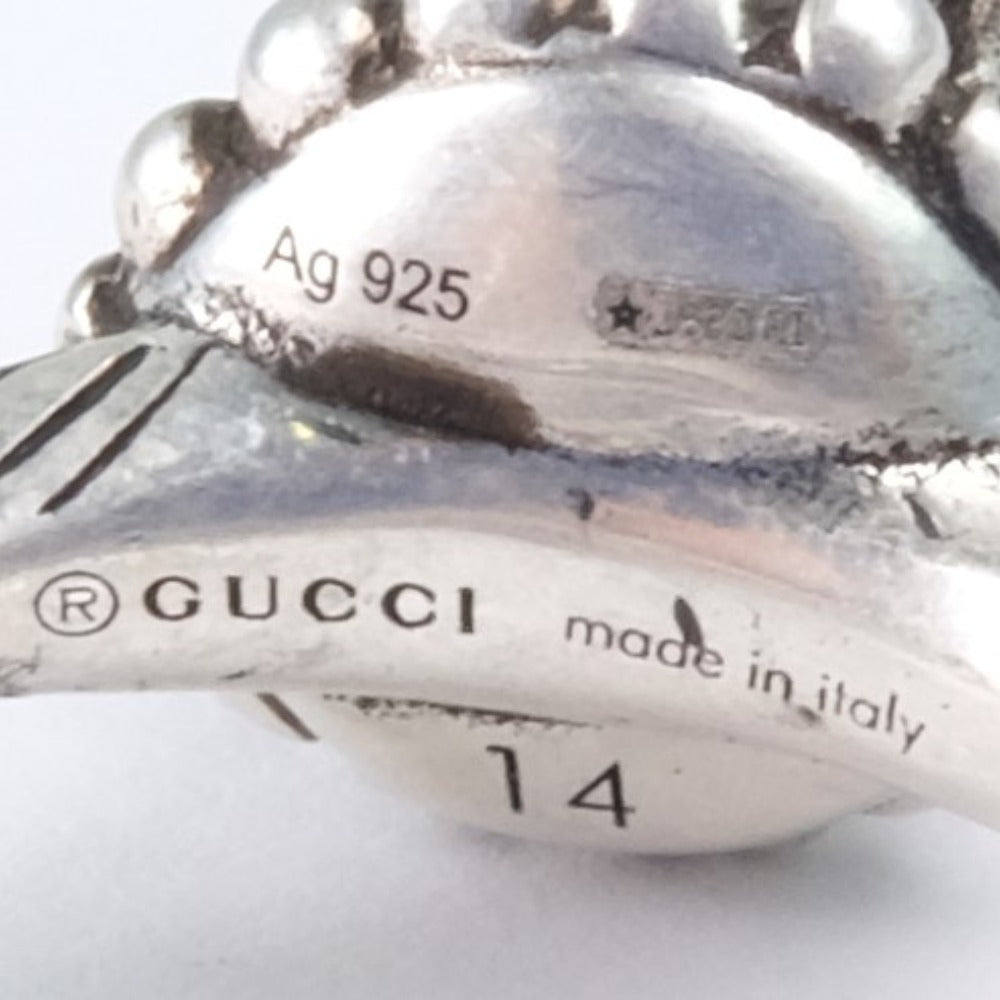 GUCCI Ring Silver Silver ANGER FOREST unisex(Unisex) 14 Used