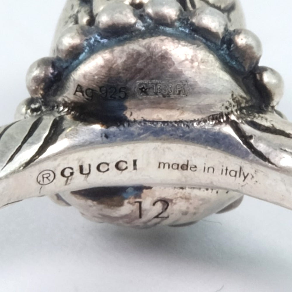 GUCCI Ring Silver Silver ANGER FOREST unisex(Unisex) 12 Used