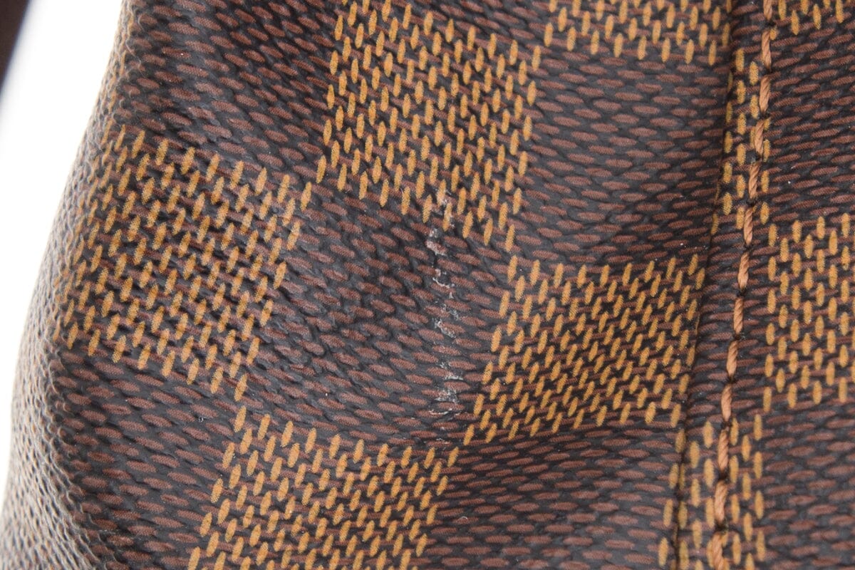 Louis Vuitton 2008 Brown Damier Ebene Hamstead HandBag