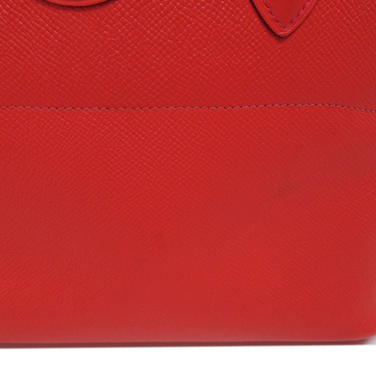 HERMES Handbag Epsom Red Bolide 27 SilverMetal