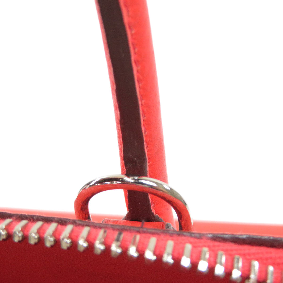 HERMES Handbag Epsom Red Bolide 27 SilverMetal