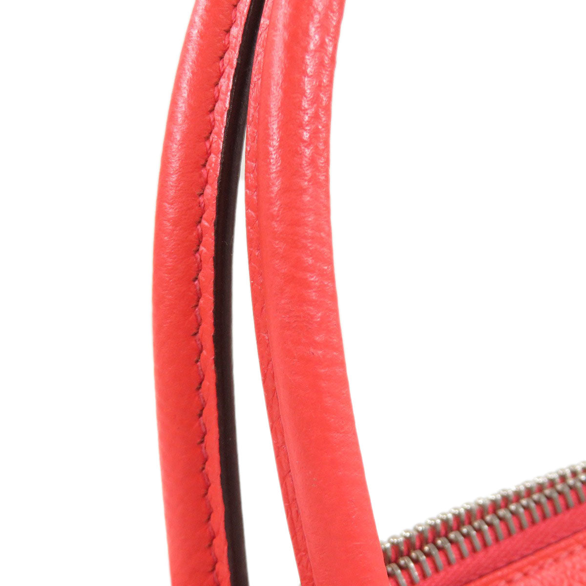 HERMES Handbag Epsom Red Bolide 27 SilverMetal