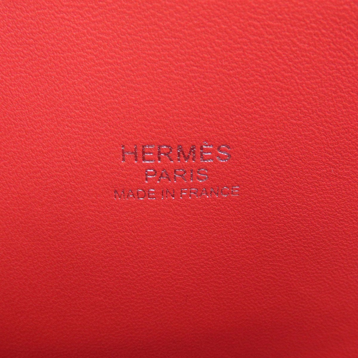 HERMES Handbag Epsom Red Bolide 27 SilverMetal
