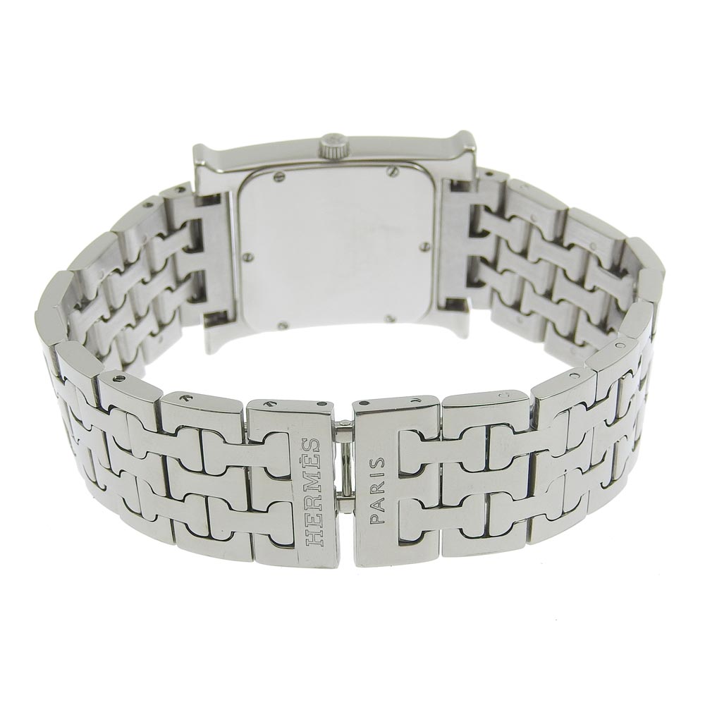 HERMES Watches Quartz HH1.510 Stainless Steel Silver H watch Silver dial Women Used