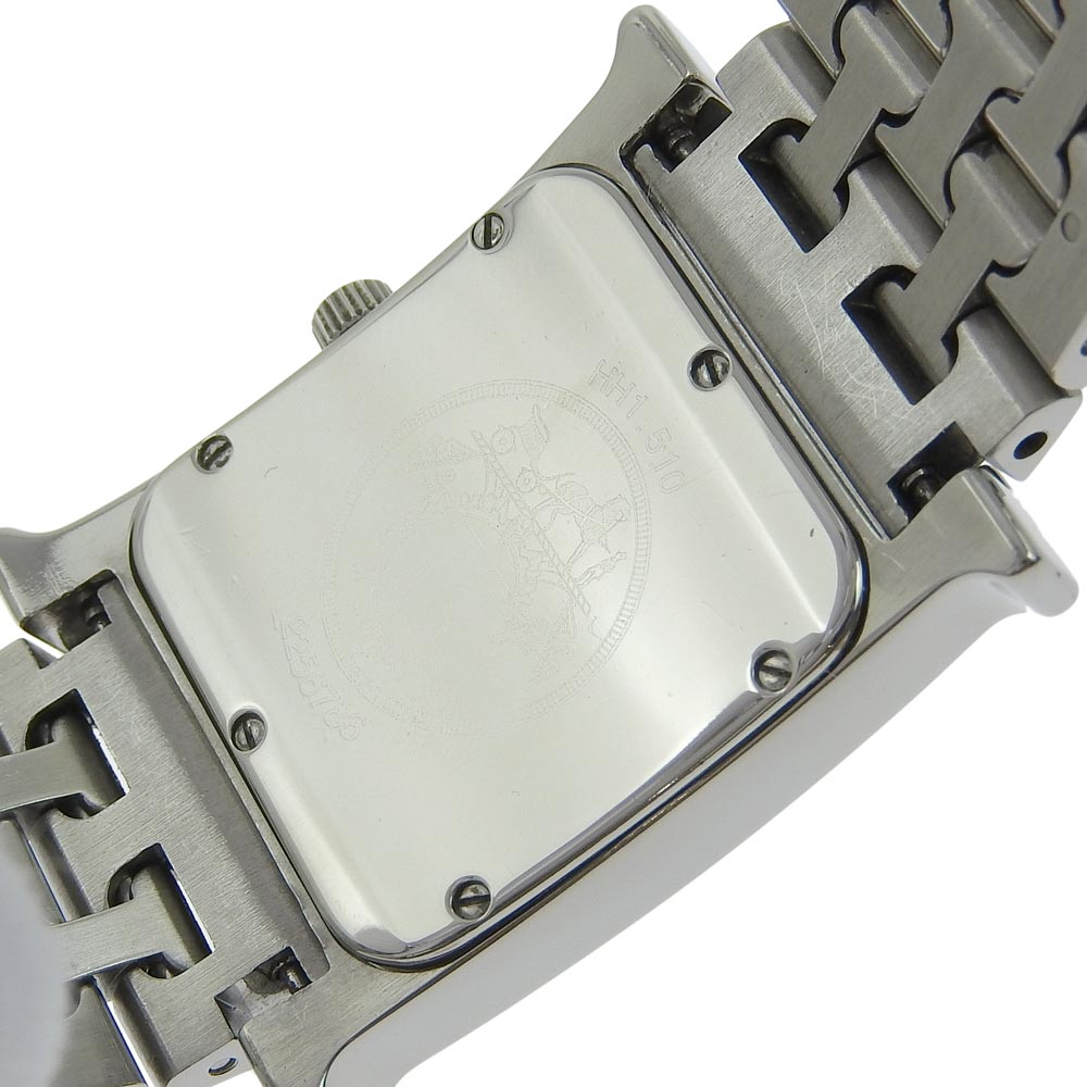 HERMES Watches Quartz HH1.510 Stainless Steel Silver H watch Silver dial Women Used
