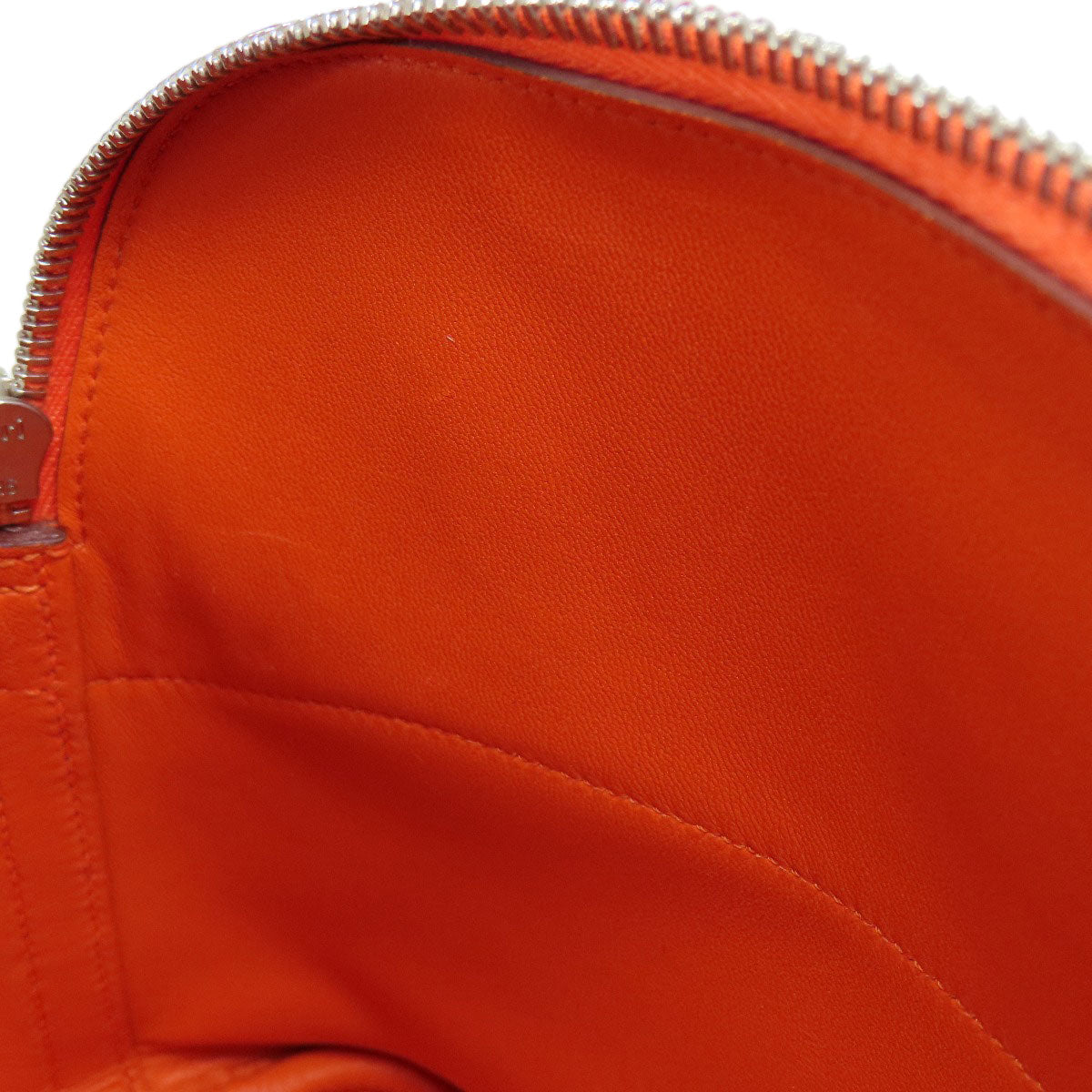 HERMES Handbag Epsom Orange Bolide 27 Orange SilverMetal