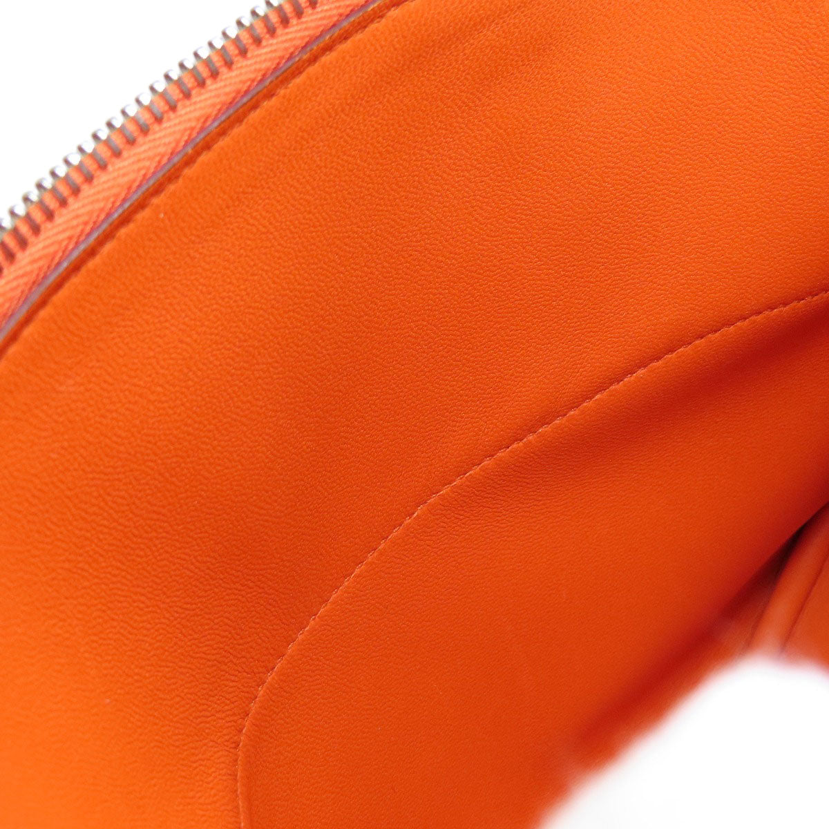 HERMES Handbag Epsom Orange Bolide 27 Orange SilverMetal