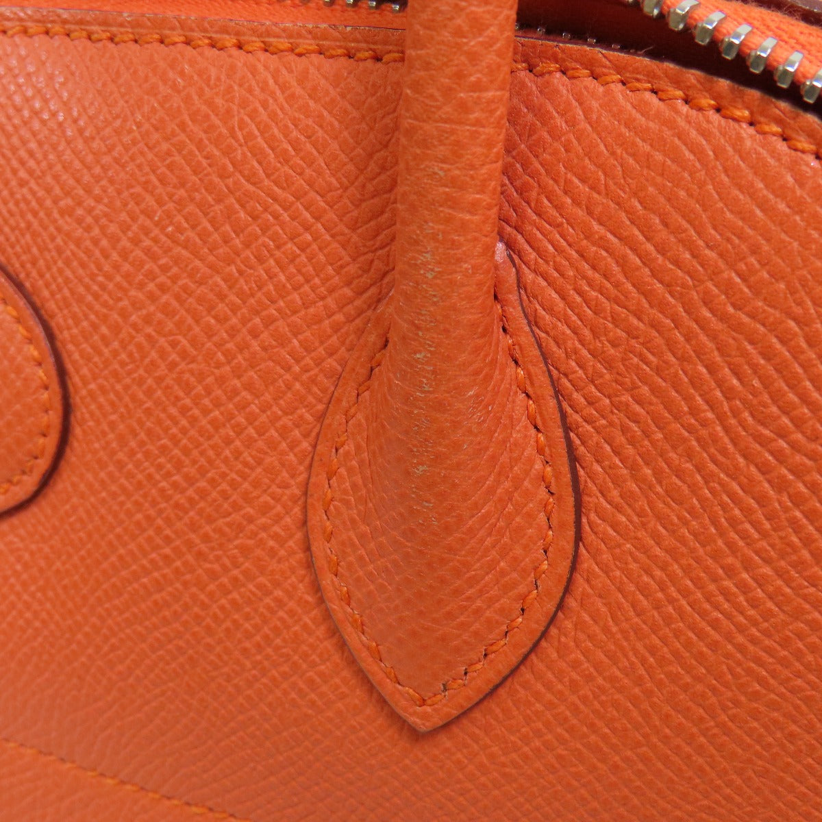 HERMES Handbag Epsom Orange Bolide 27 Orange SilverMetal