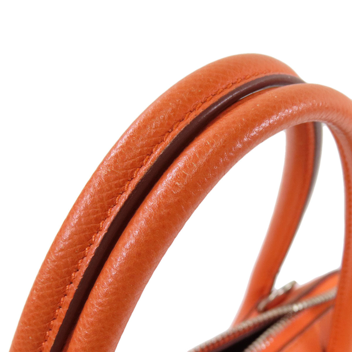 HERMES Handbag Epsom Orange Bolide 27 Orange SilverMetal