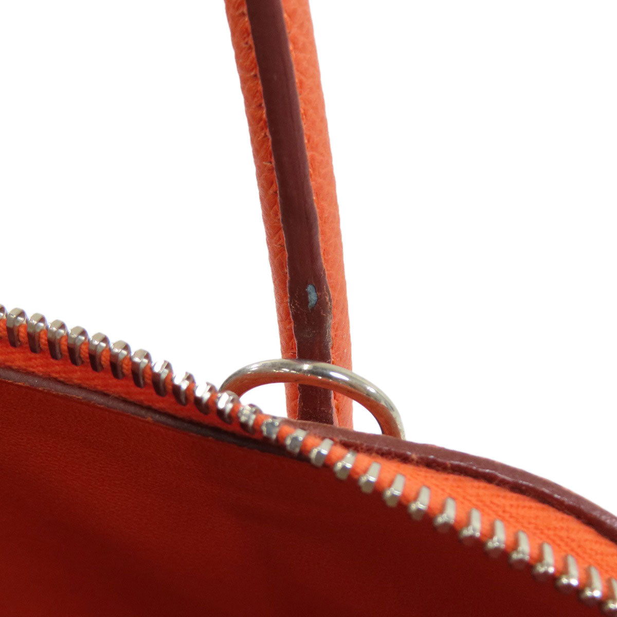 HERMES Handbag Epsom Orange Bolide 27 Orange SilverMetal