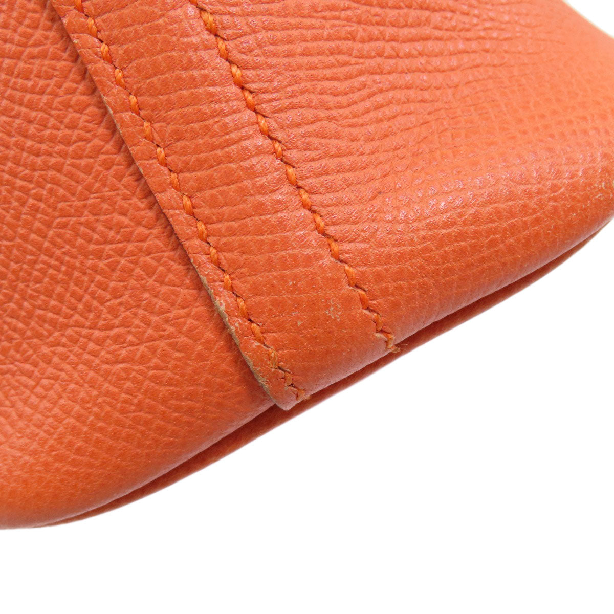 HERMES Handbag Epsom Orange Bolide 27 Orange SilverMetal