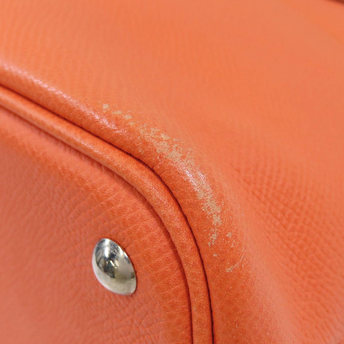 HERMES Handbag Epsom Orange Bolide 27 Orange SilverMetal