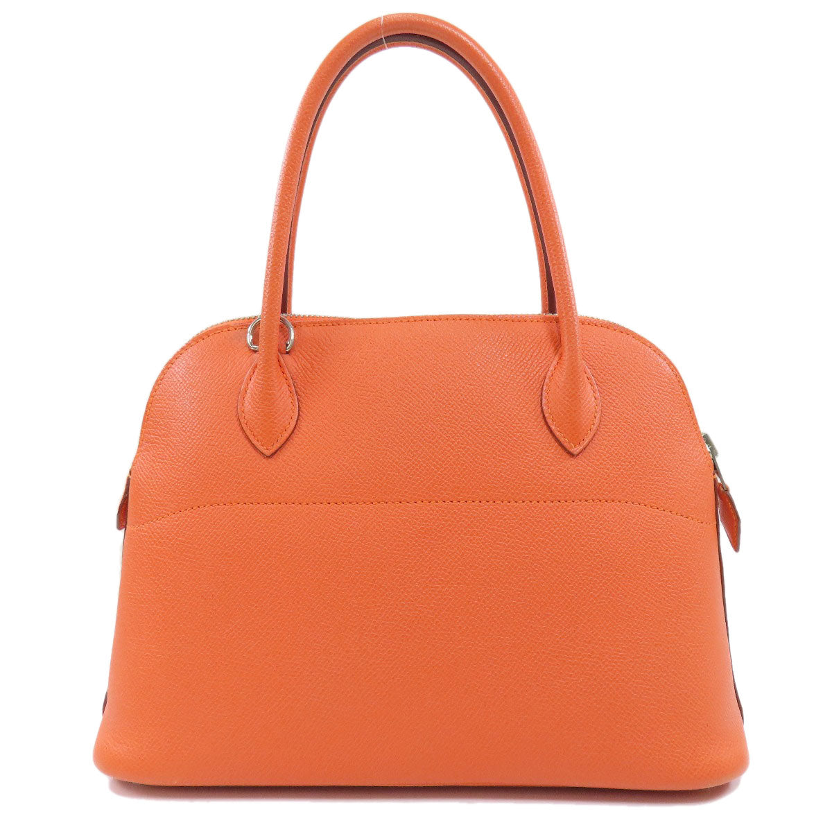 HERMES Handbag Epsom Orange Bolide 27 Orange SilverMetal