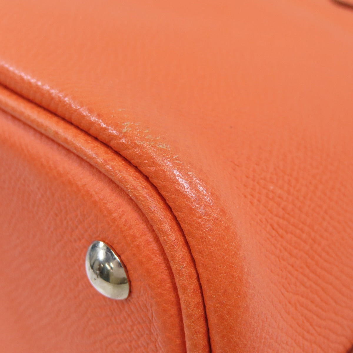 HERMES Handbag Epsom Orange Bolide 27 Orange SilverMetal
