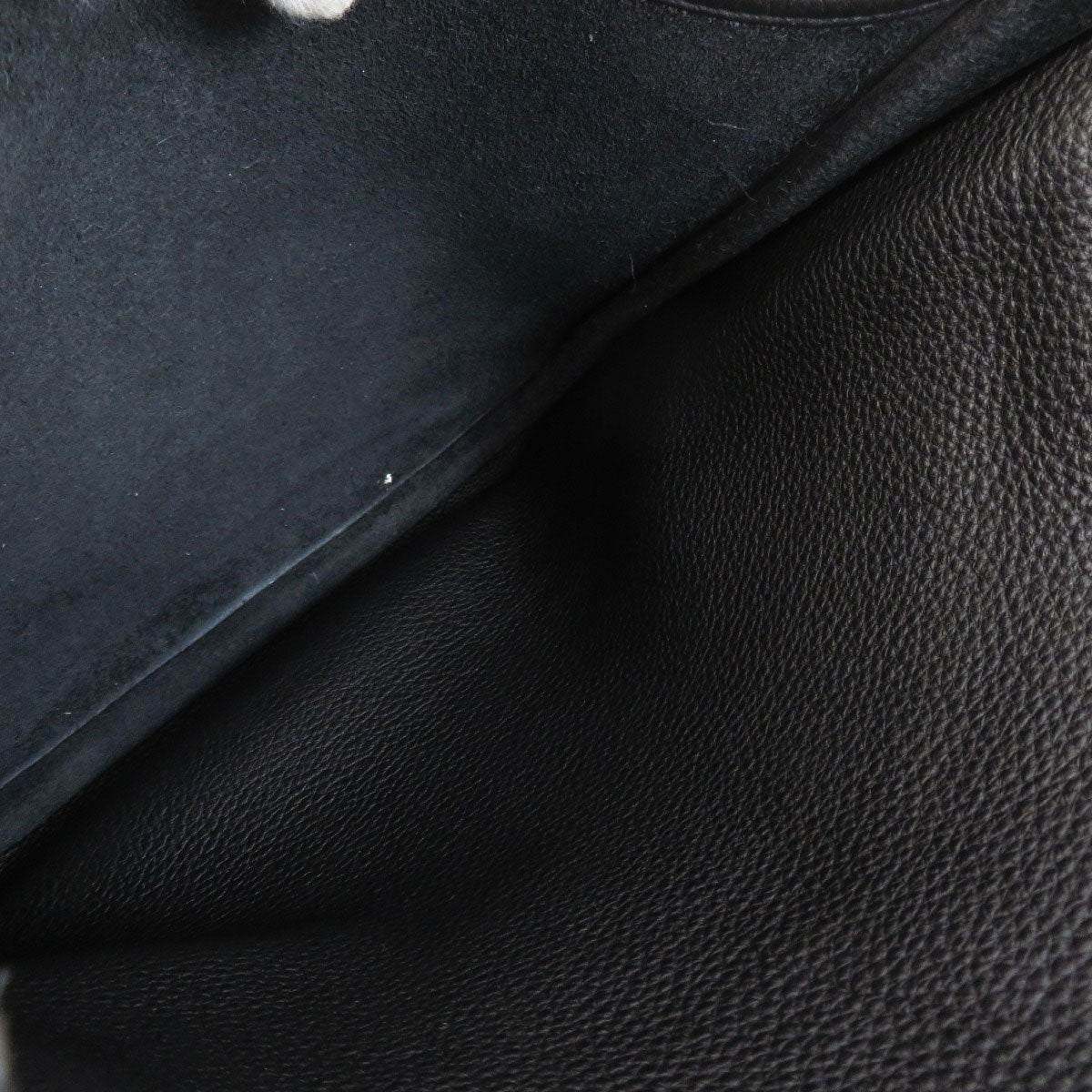 HERMES Shoulder Bag Togo black Evelyn 3 Black SilverMetal