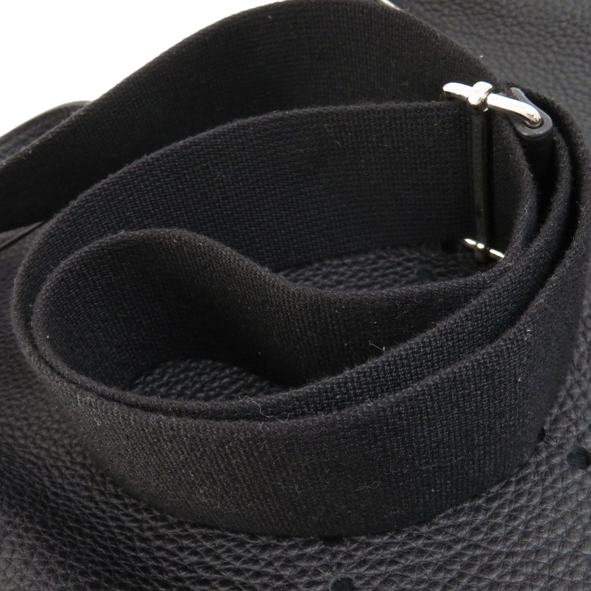 HERMES Shoulder Bag Togo black Evelyn 3 Black SilverMetal