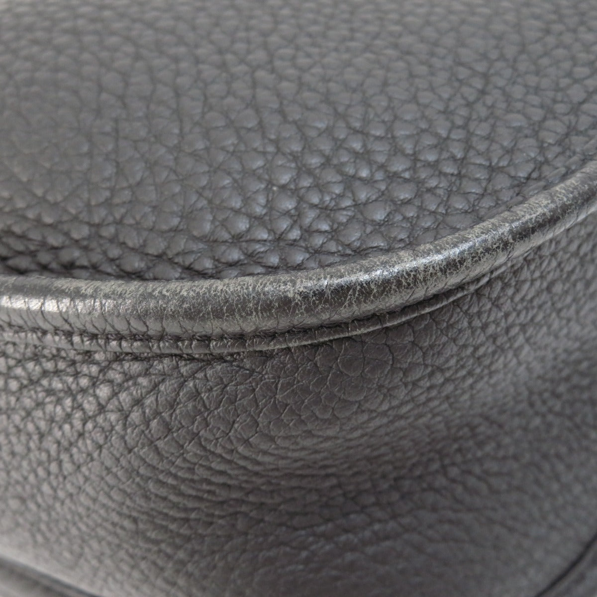 HERMES Shoulder Bag Togo black Evelyn 3 Black SilverMetal