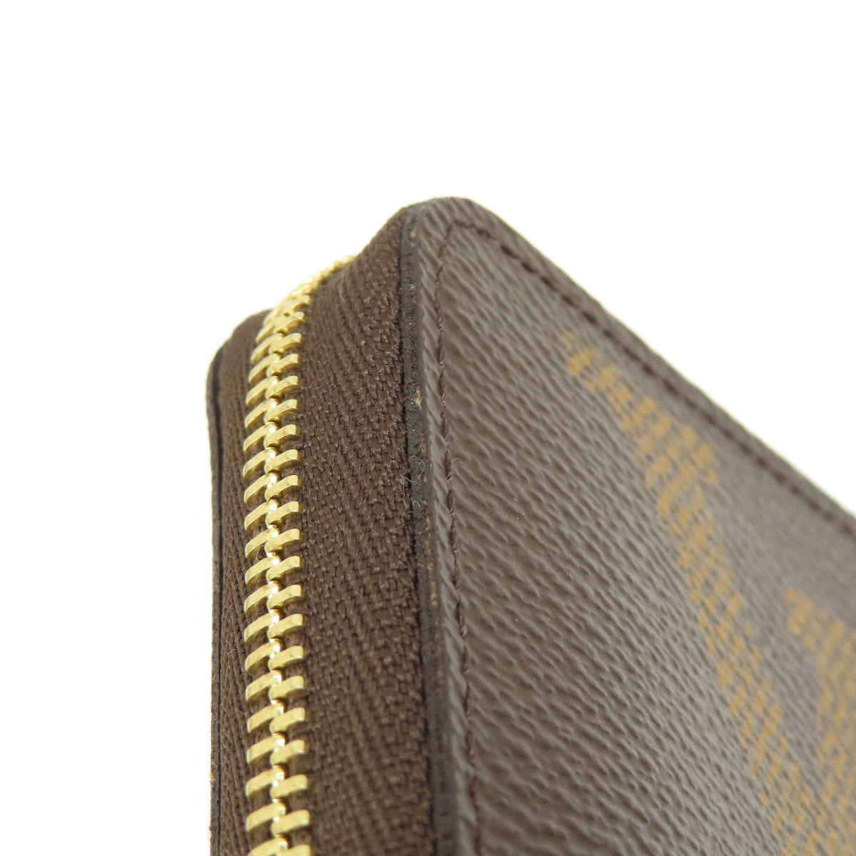LOUIS VUITTON Coin case M69354 Giant monogram canvas Brown Zippy coin purse Women Used