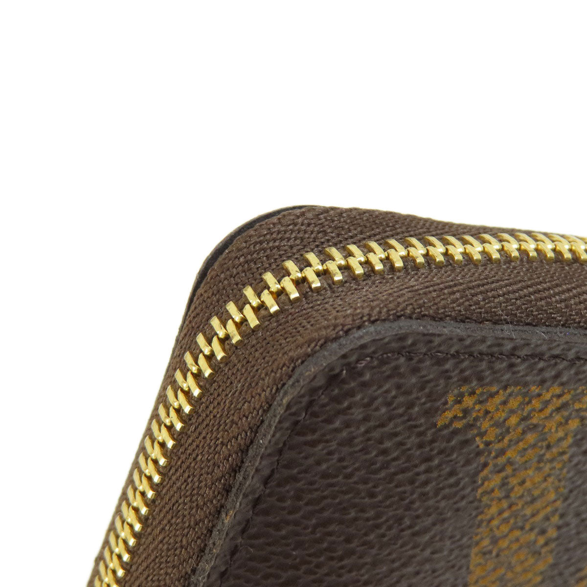 LOUIS VUITTON Coin case M69354 Giant monogram canvas Brown Zippy coin purse Women Used