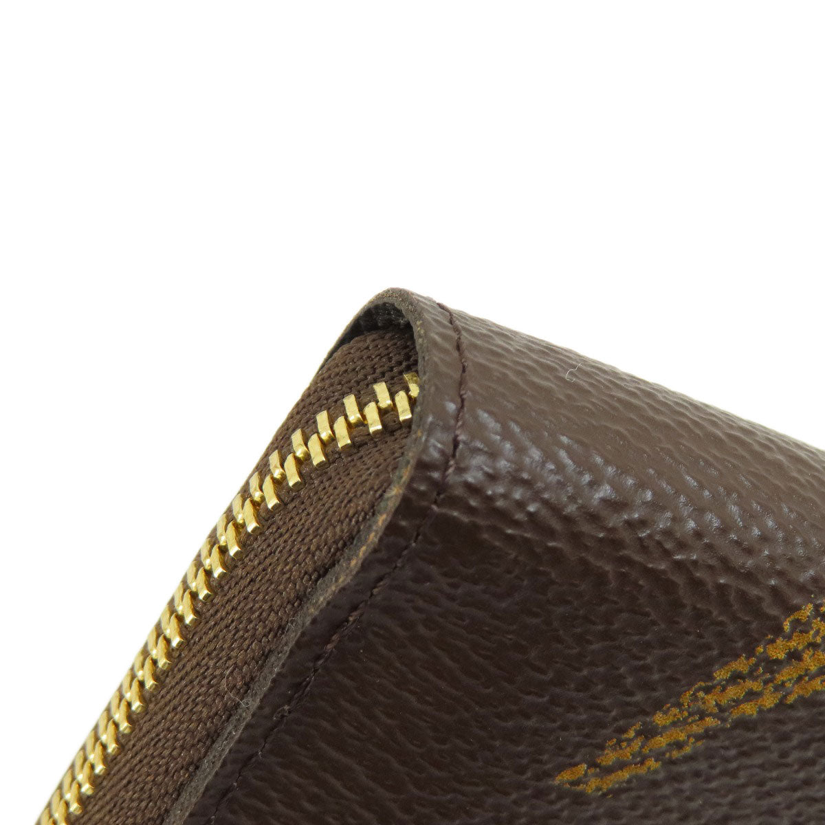 LOUIS VUITTON Coin case M69354 Giant monogram canvas Brown Zippy coin purse Women Used