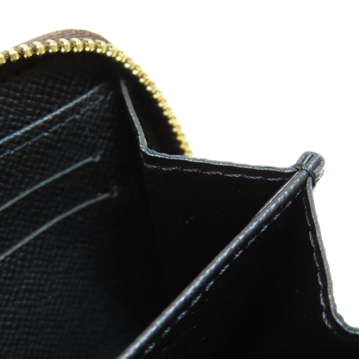 LOUIS VUITTON Coin case M69354 Giant monogram canvas Brown Zippy coin purse Women Used