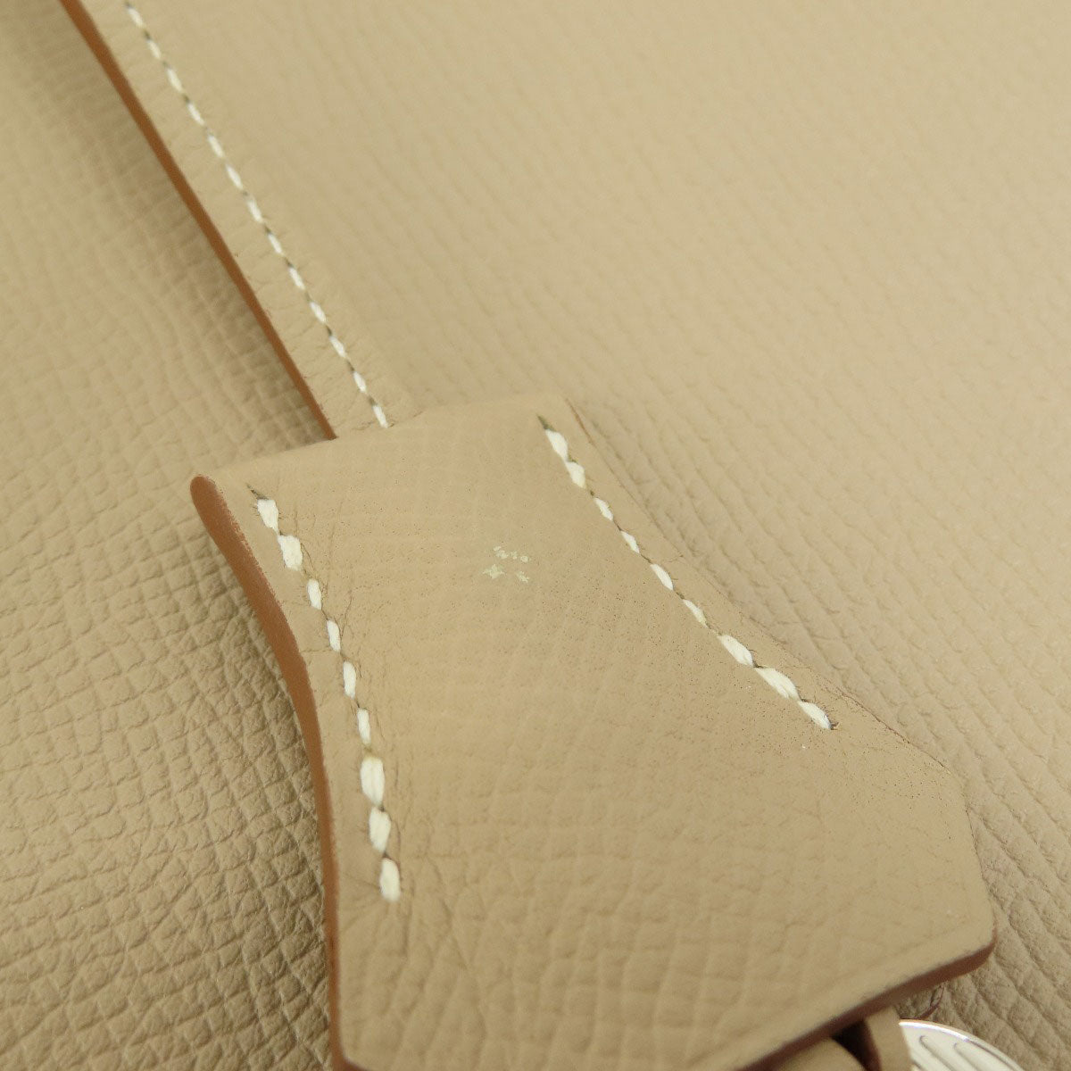 HERMES Handbag Epsom beige Bolide Relax 35 Beige SilverMetal