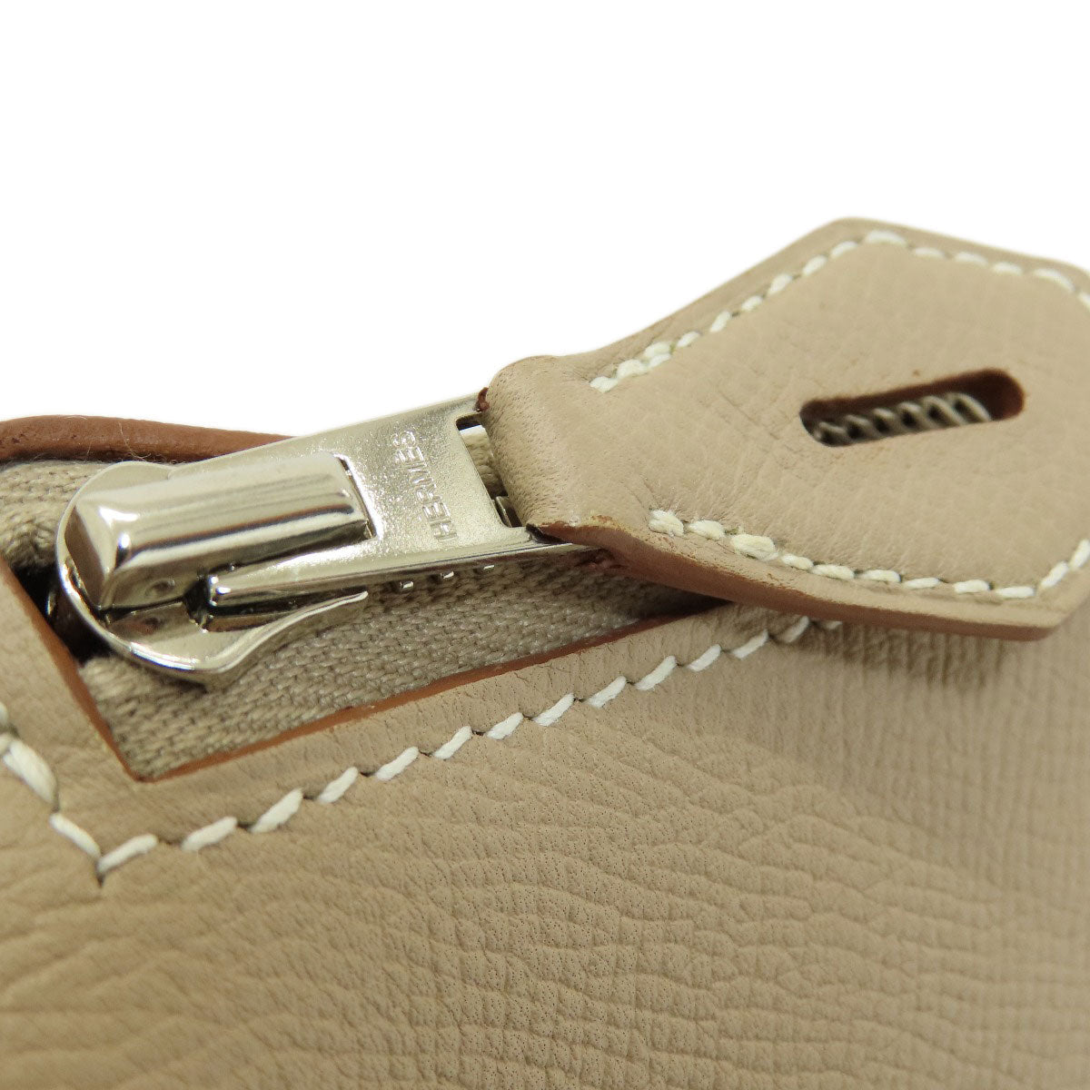 HERMES Handbag Epsom beige Bolide Relax 35 Beige SilverMetal