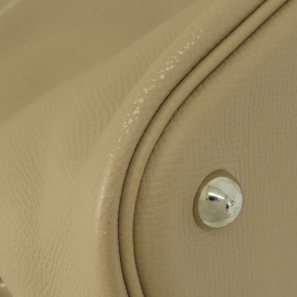 HERMES Handbag Epsom beige Bolide Relax 35 Beige SilverMetal