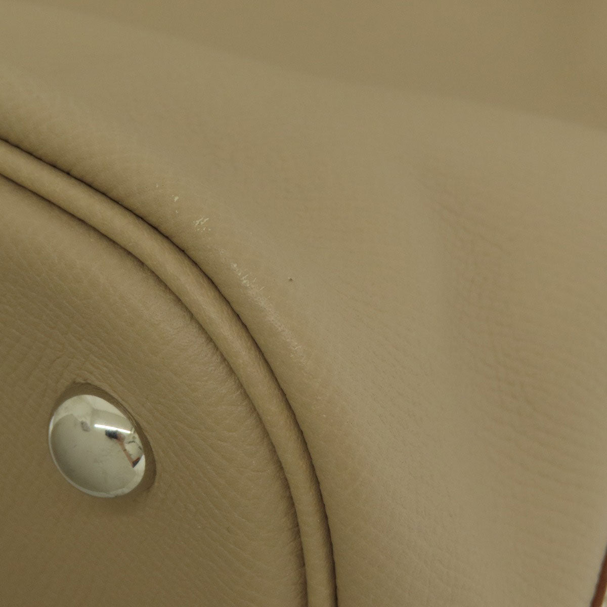 HERMES Handbag Epsom beige Bolide Relax 35 Beige SilverMetal