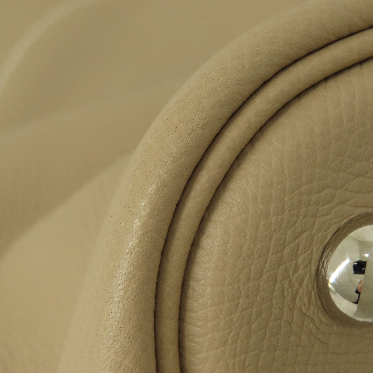 HERMES Handbag Epsom beige Bolide Relax 35 Beige SilverMetal