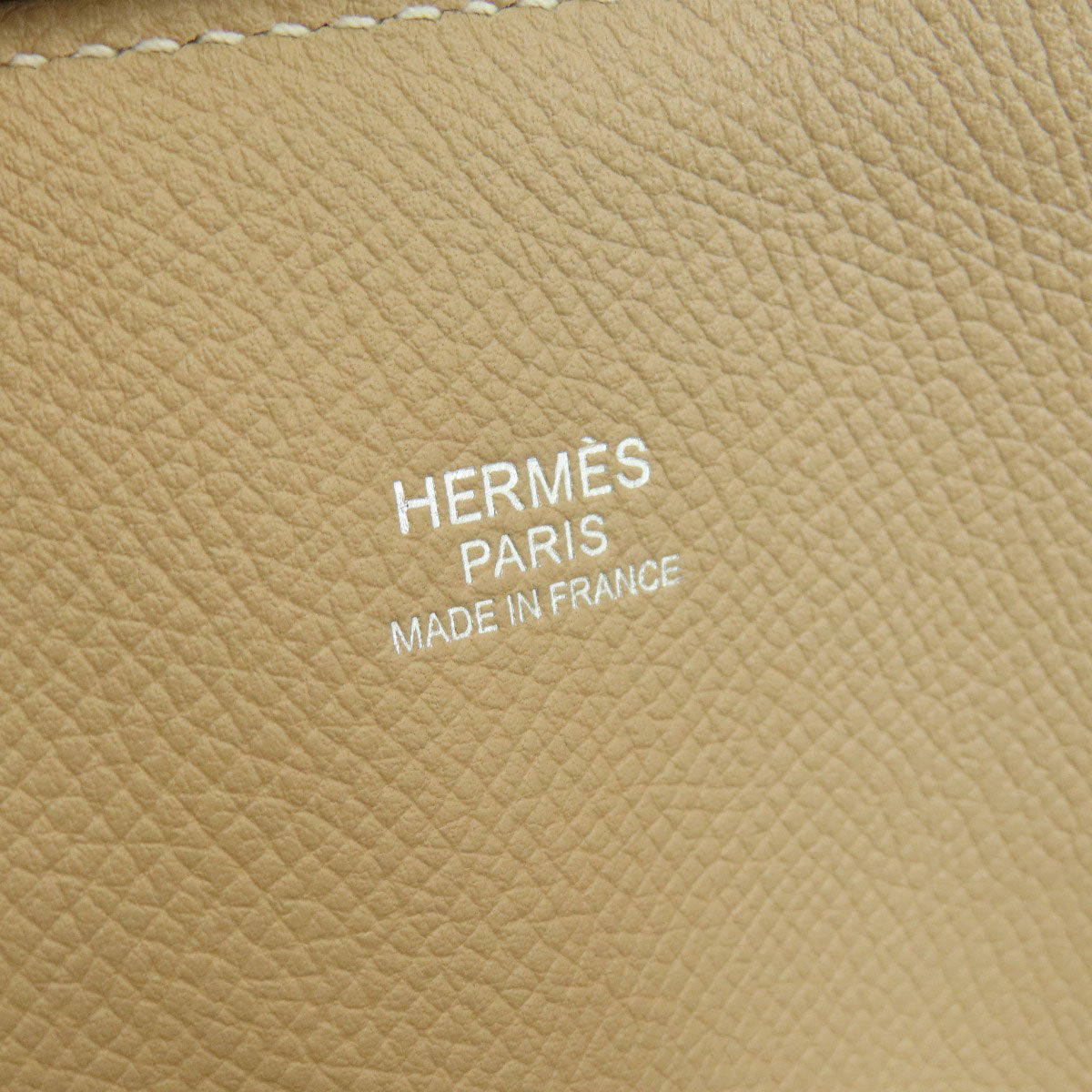 HERMES Handbag Epsom beige Bolide Relax 35 Beige SilverMetal